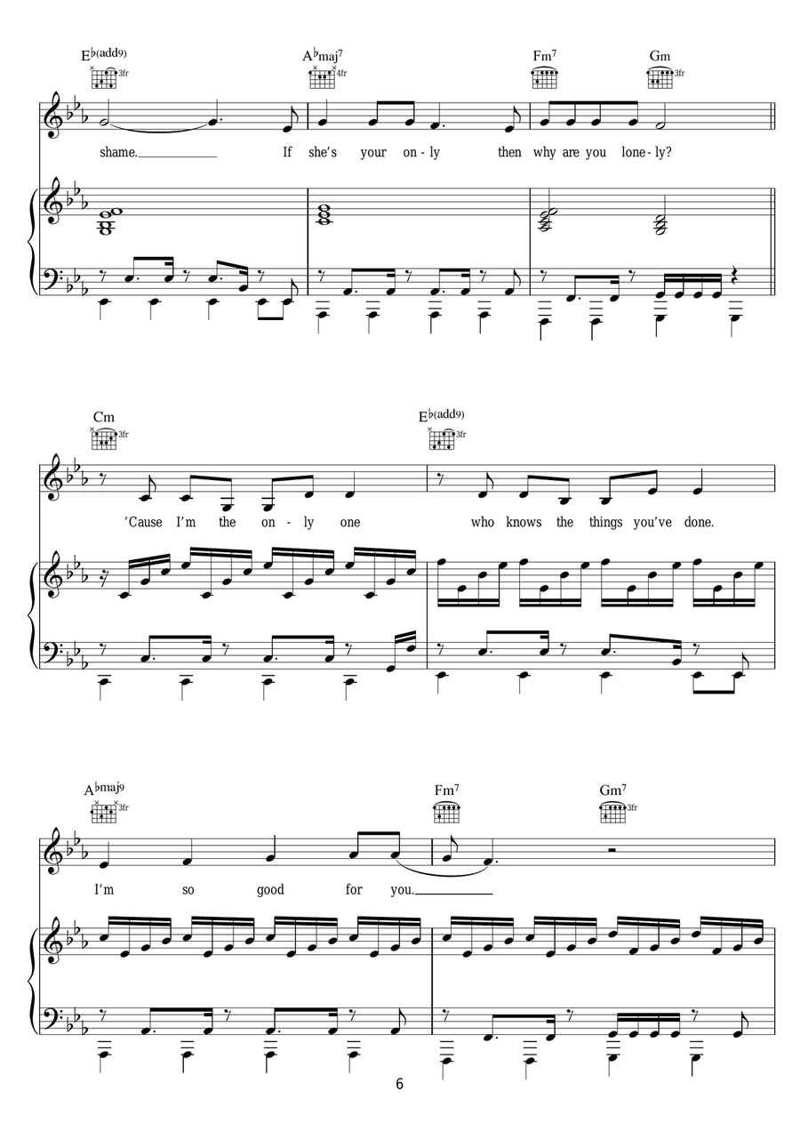 Extraordinary (featuring Sharna Bass) Piano, Vocal scores gallery preview page 6