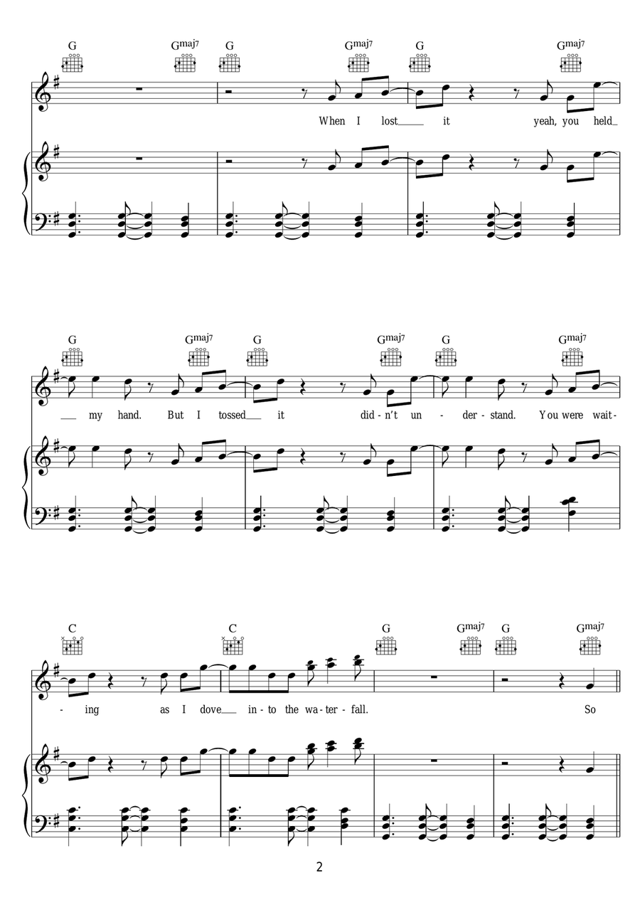 Geronimo Geronimo Piano, Vocal scores gallery preview page 2