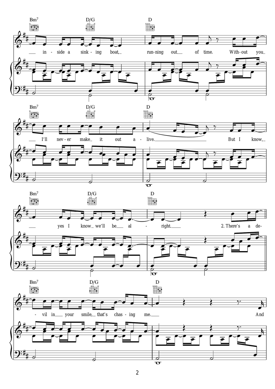 Ready To Run Ready To Run Piano, Vocal scores gallery preview page 2