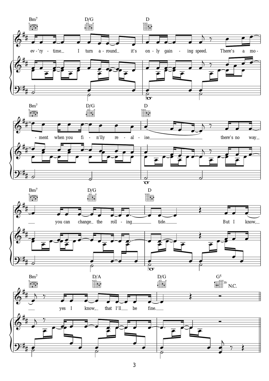 Ready To Run Ready To Run Piano, Vocal scores gallery preview page 3