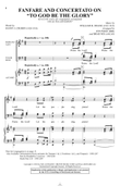 Fanfare And Concertato On 