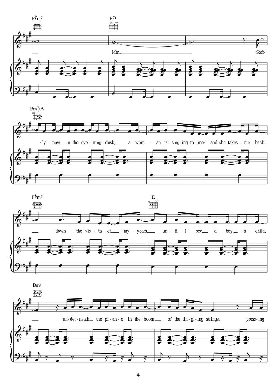 Cucurucu Cucurucu Piano, Vocal scores gallery preview page 4