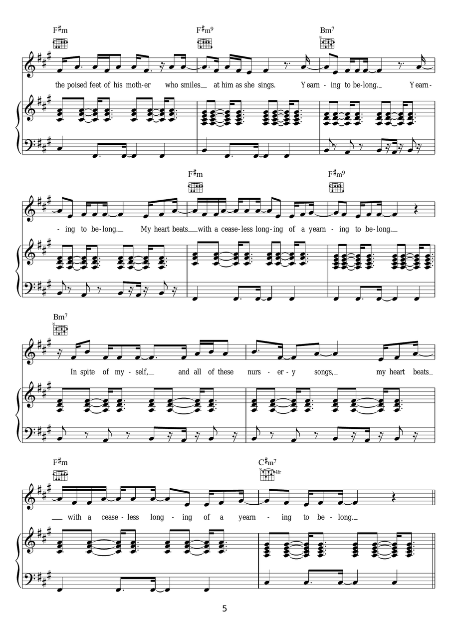 Cucurucu Cucurucu Piano, Vocal scores gallery preview page 5