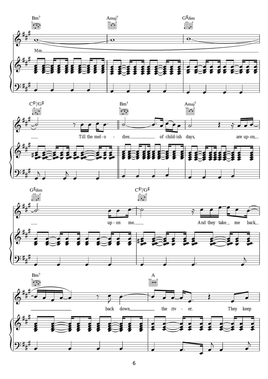 Cucurucu Cucurucu Piano, Vocal scores gallery preview page 6