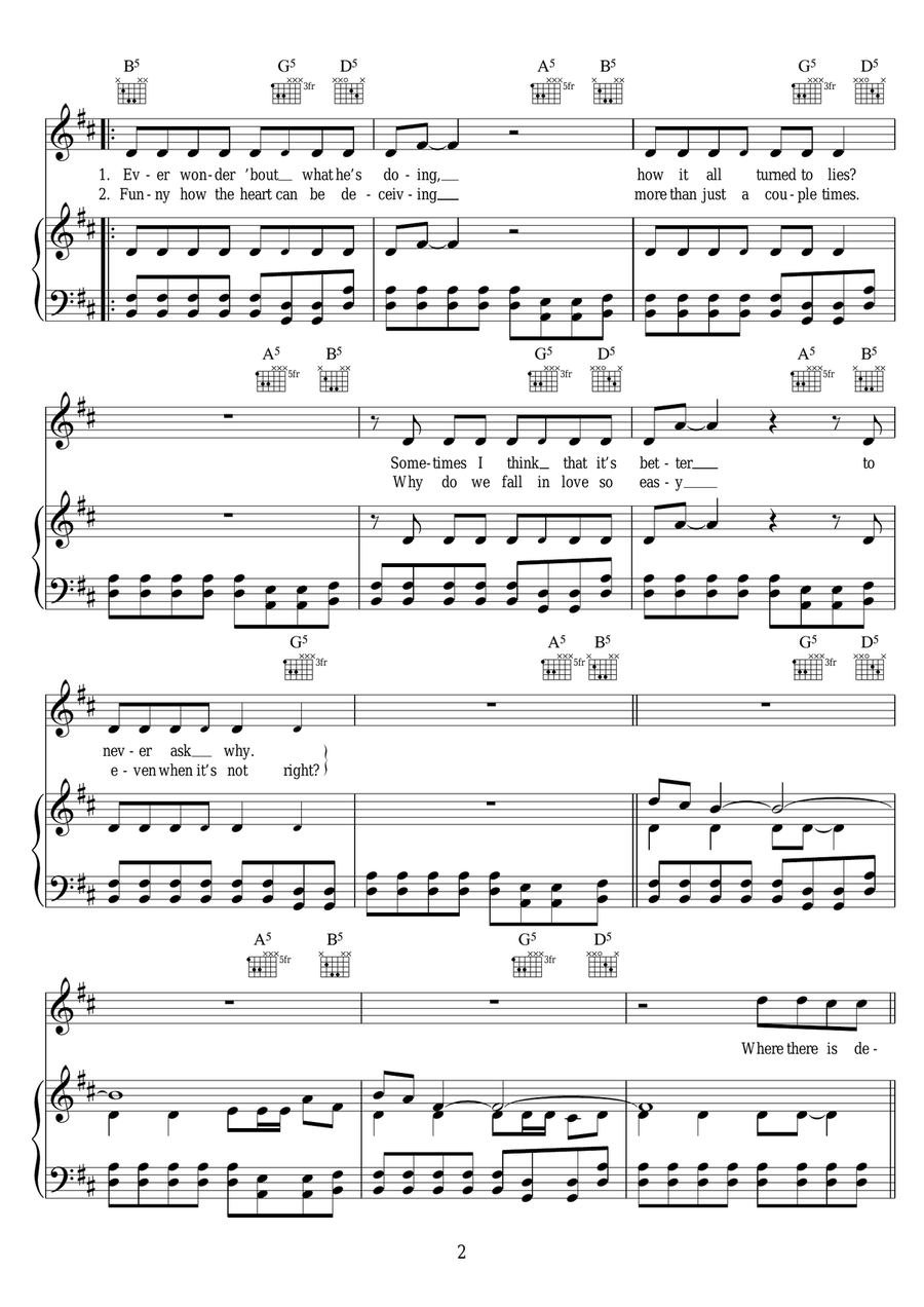 Try Piano, Vocal scores gallery preview page 2