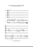 Don't Let The Sun Go Down On Me (arr. Christopher Hussey)