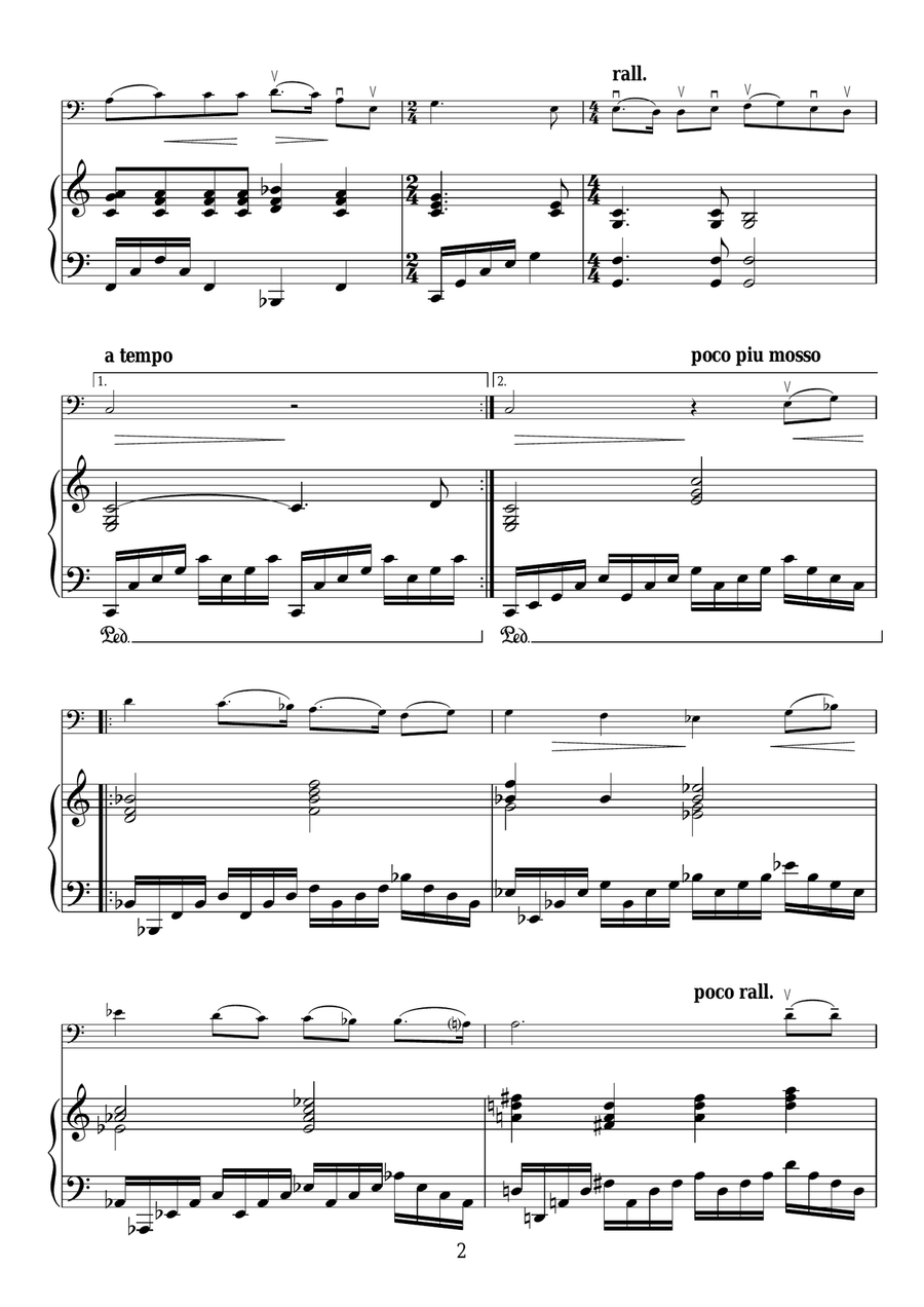The Music Of The Night (from The Phantom Of The Opera) Cello Solo scores gallery preview page 2