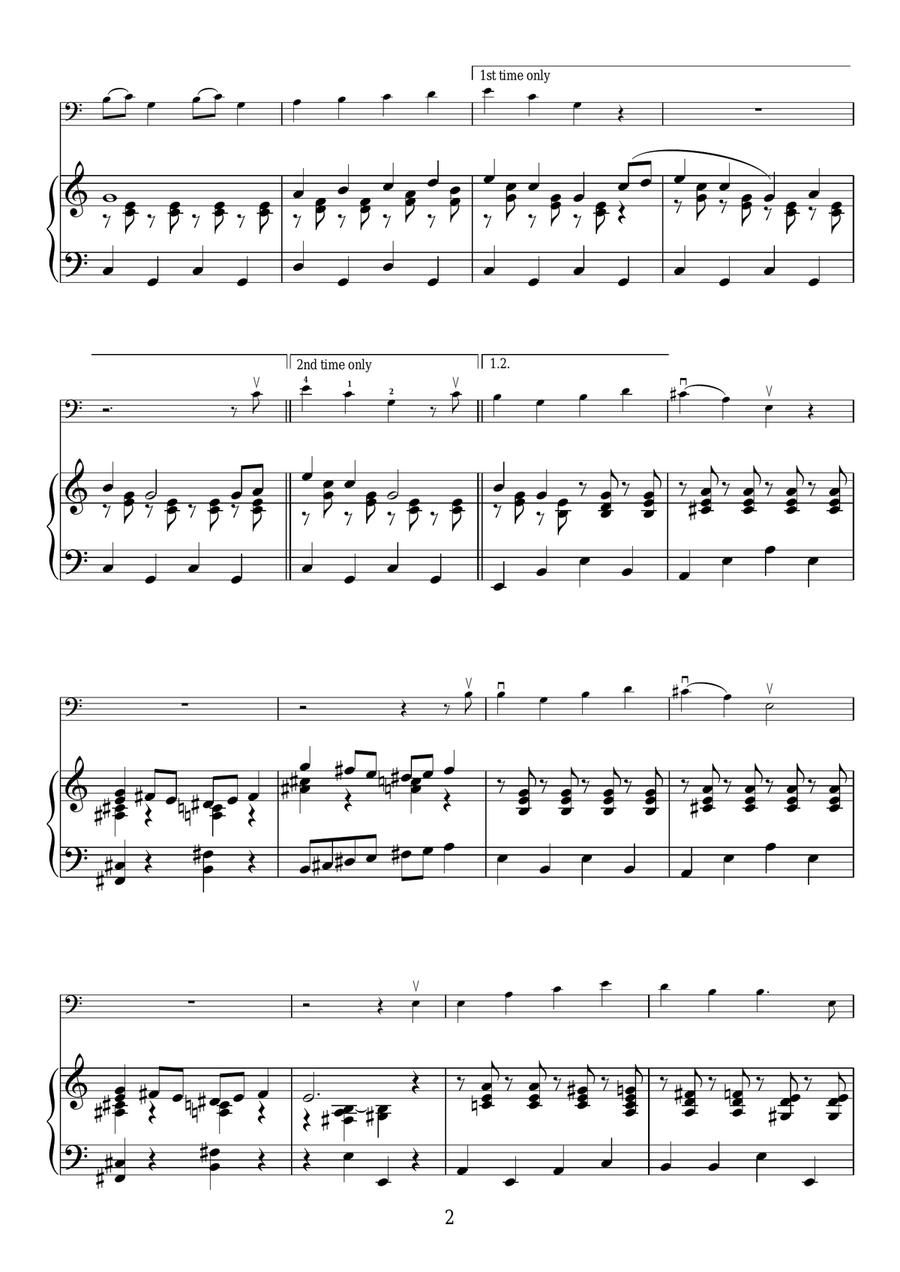 Miracle Of Miracles (from Fiddler On The Roof) Cello Solo scores gallery preview page 2