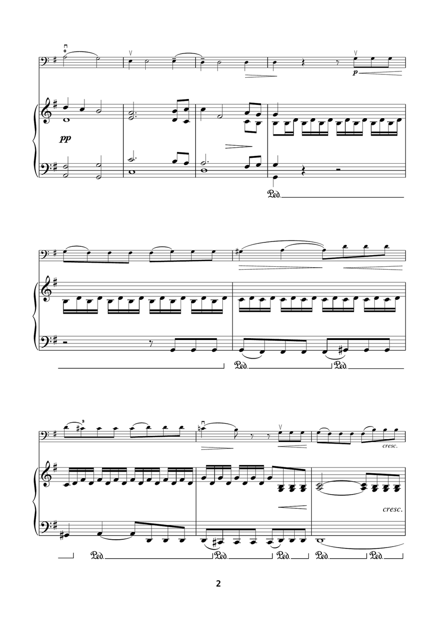 Piano Concerto No.4 In G Major, First Movement Piano scores gallery preview page 2