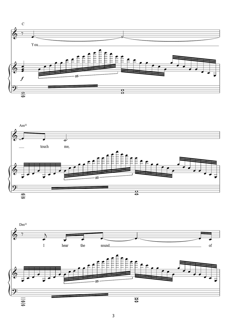 Wild Is The Wind Piano, Vocal scores gallery preview page 3