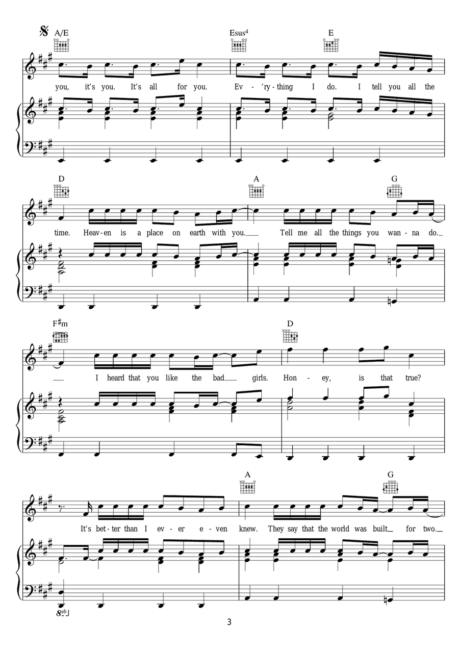Video Games Video Games Piano, Vocal scores gallery preview page 3