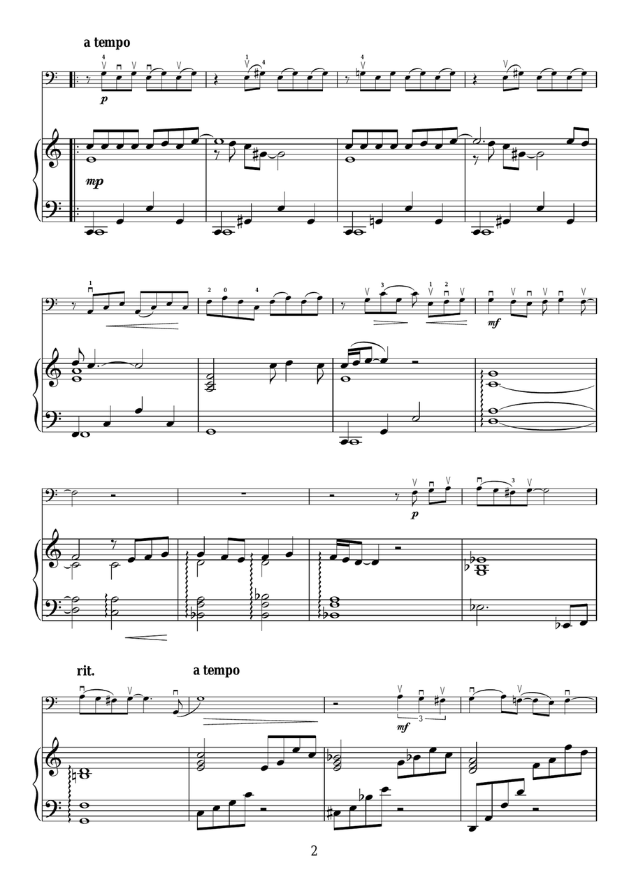 The Last Night Of The World (from Miss Saigon) Cello Solo scores gallery preview page 2