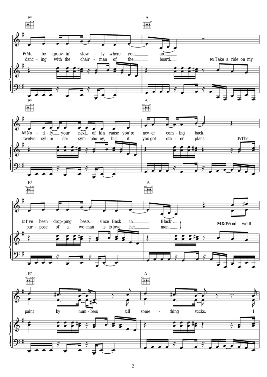 Kids Kids Piano, Vocal scores gallery preview page 2