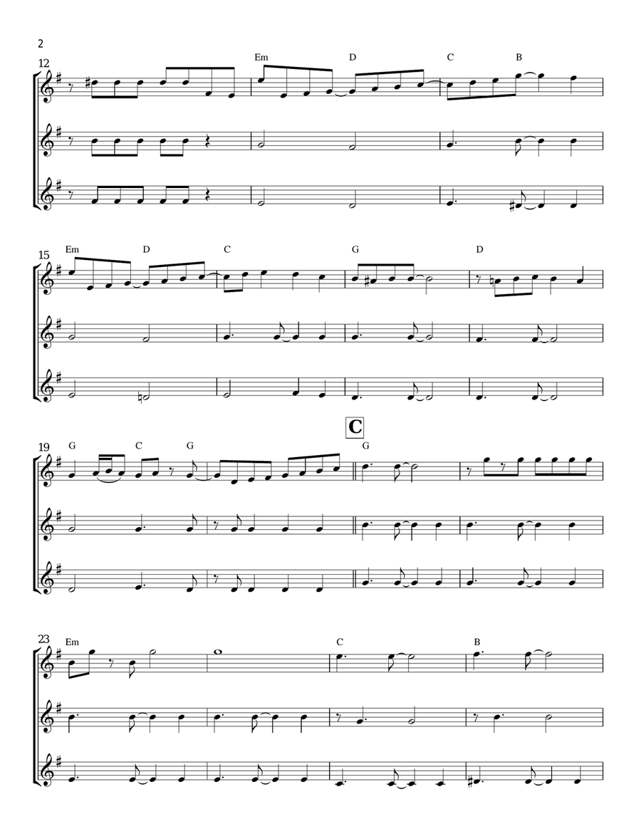 Walk Don't Run Walk Don't Run Ukulele scores gallery preview page 2
