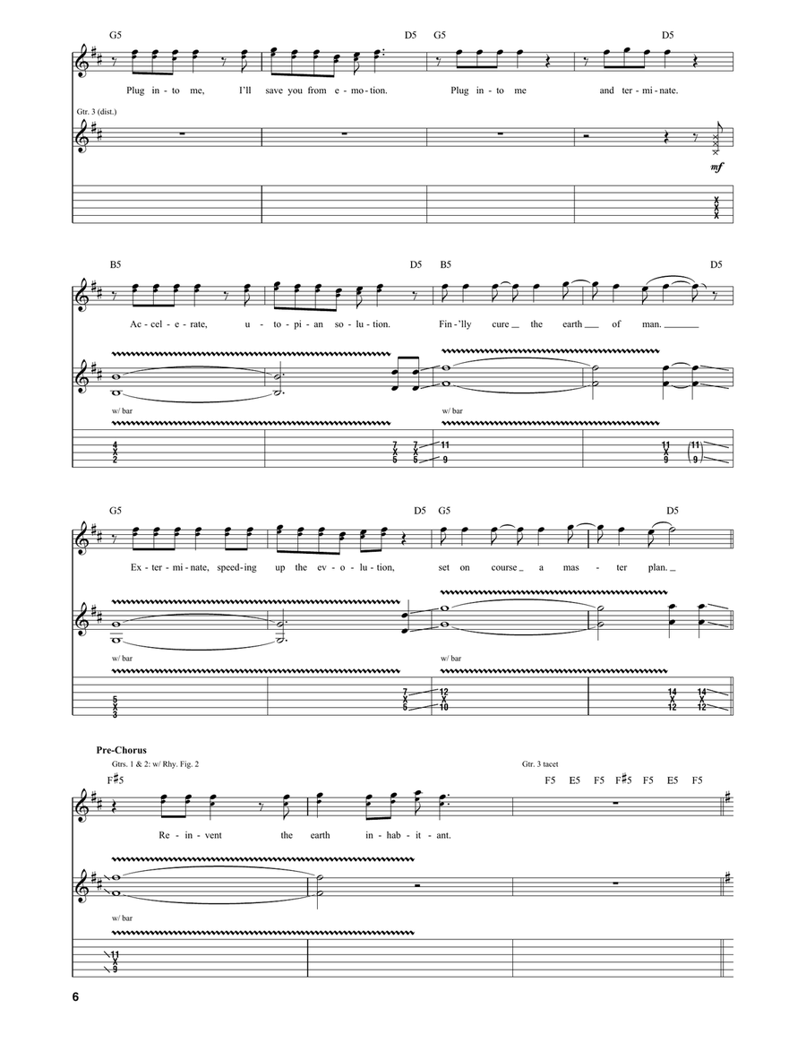 Spit Out The Bone Acoustic Guitar scores gallery preview page 6