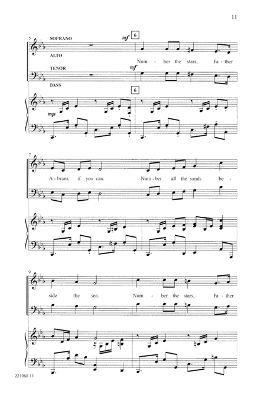 Unto His Own (Digital Download) 4-Part scores gallery preview page 15