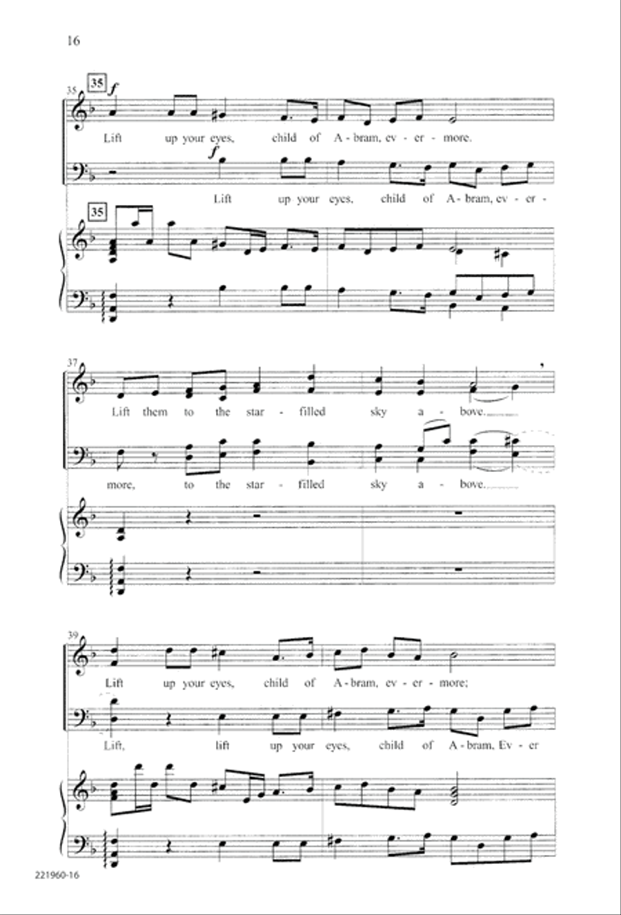 Unto His Own (Digital Download) 4-Part scores gallery preview page 20