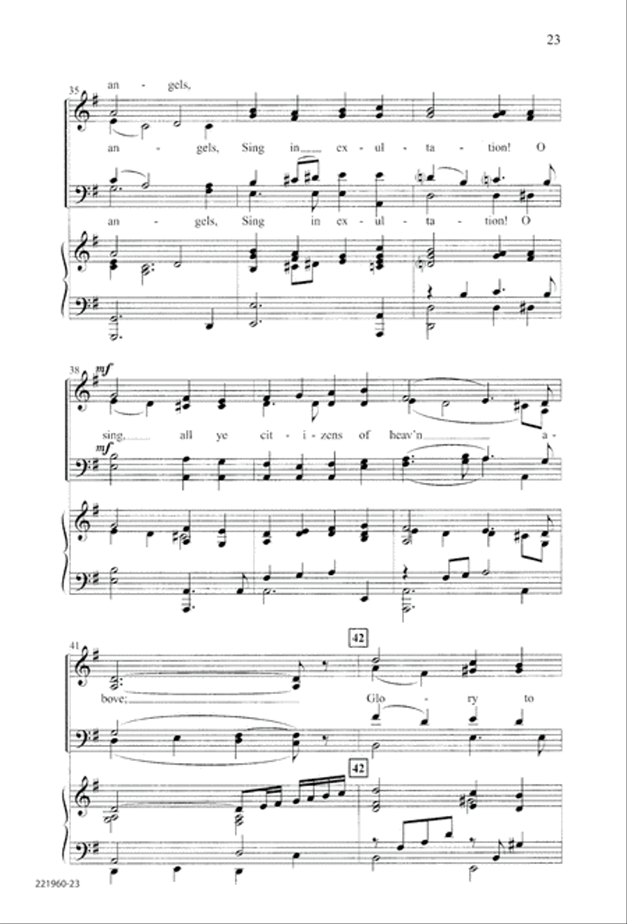 Unto His Own (Digital Download) 4-Part scores gallery preview page 27