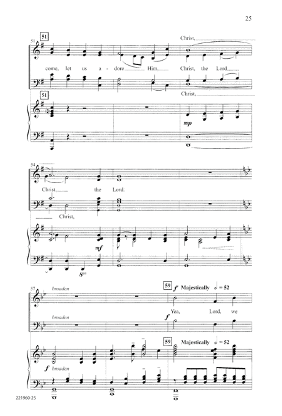 Unto His Own (Digital Download) 4-Part scores gallery preview page 29