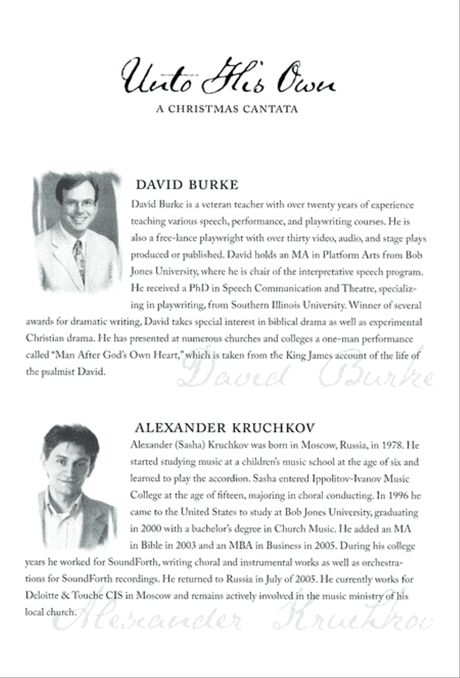 Unto His Own (Digital Download) 4-Part scores gallery preview page 4