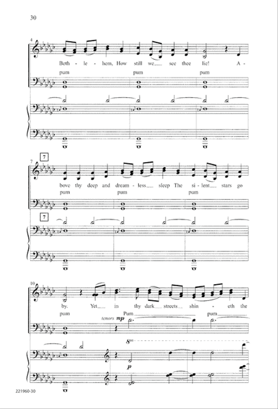 Unto His Own (Digital Download) 4-Part scores gallery preview page 34