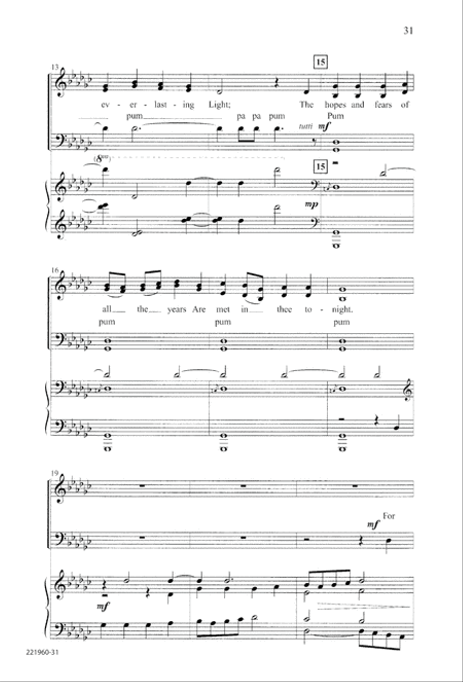 Unto His Own (Digital Download) 4-Part scores gallery preview page 35