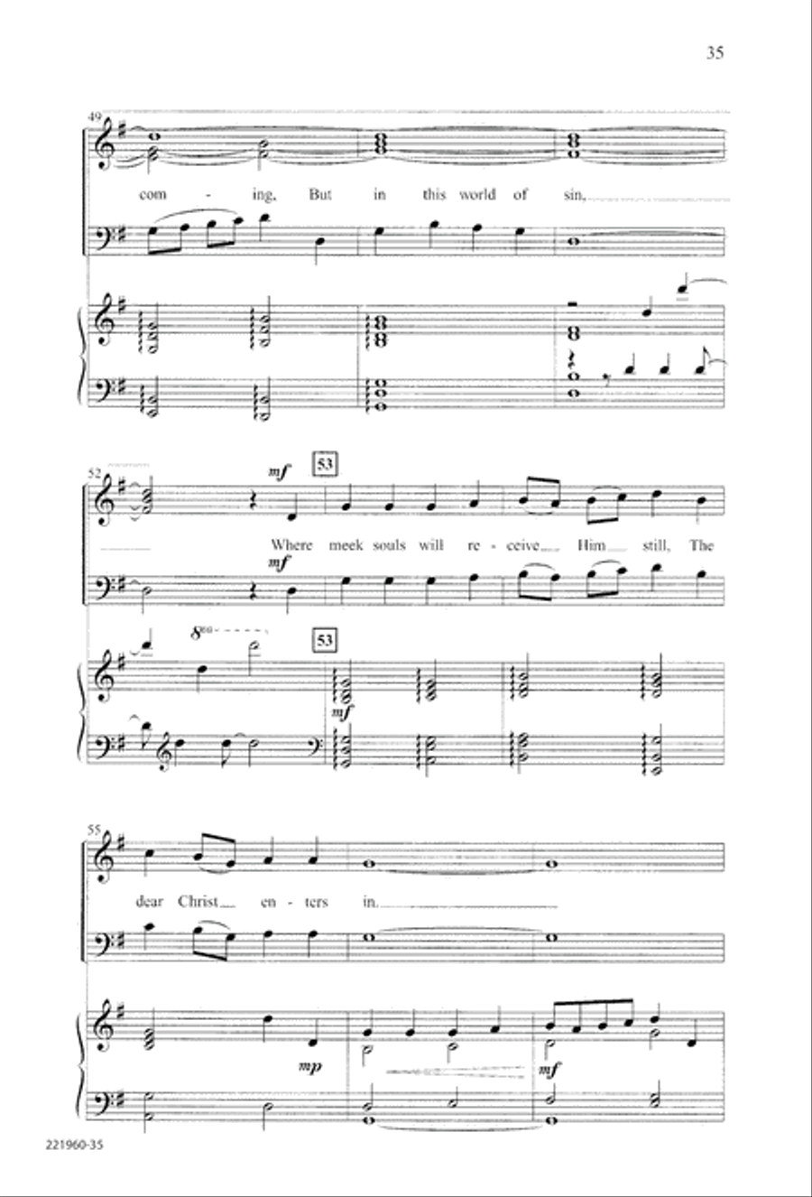 Unto His Own (Digital Download) 4-Part scores gallery preview page 39