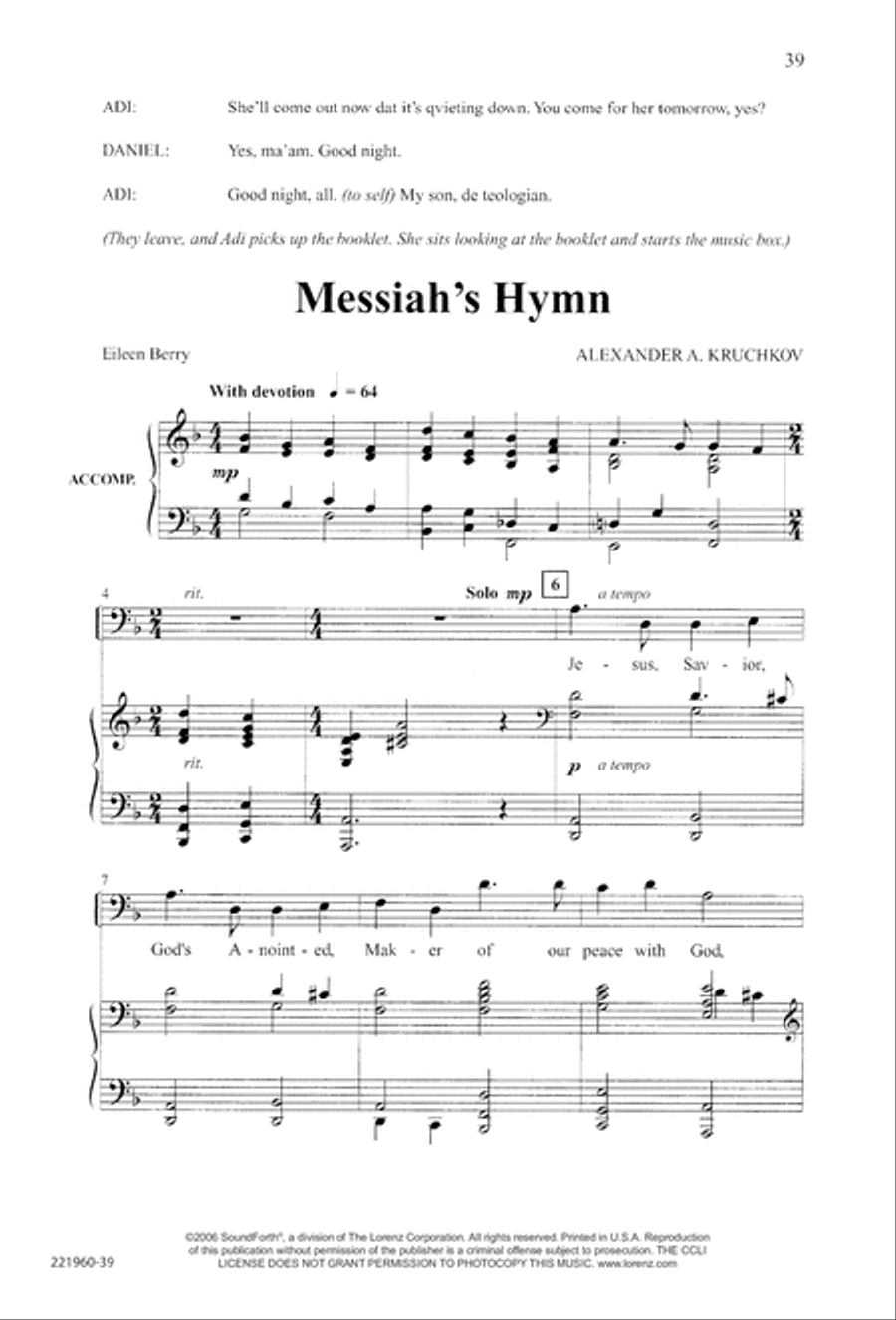 Unto His Own (Digital Download) 4-Part scores gallery preview page 43