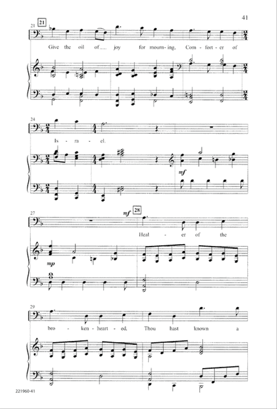 Unto His Own (Digital Download) 4-Part scores gallery preview page 45