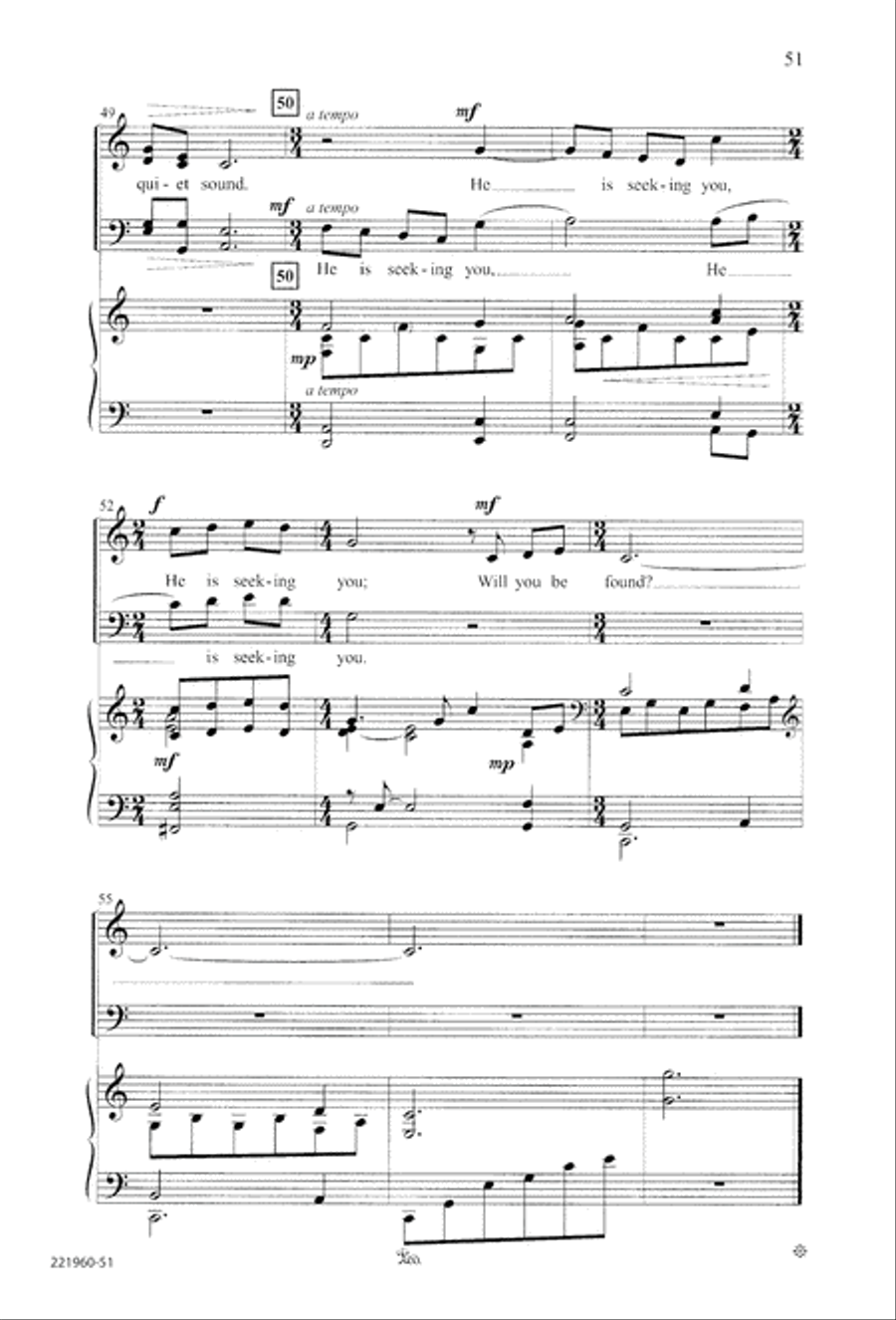 Unto His Own (Digital Download) 4-Part scores gallery preview page 55