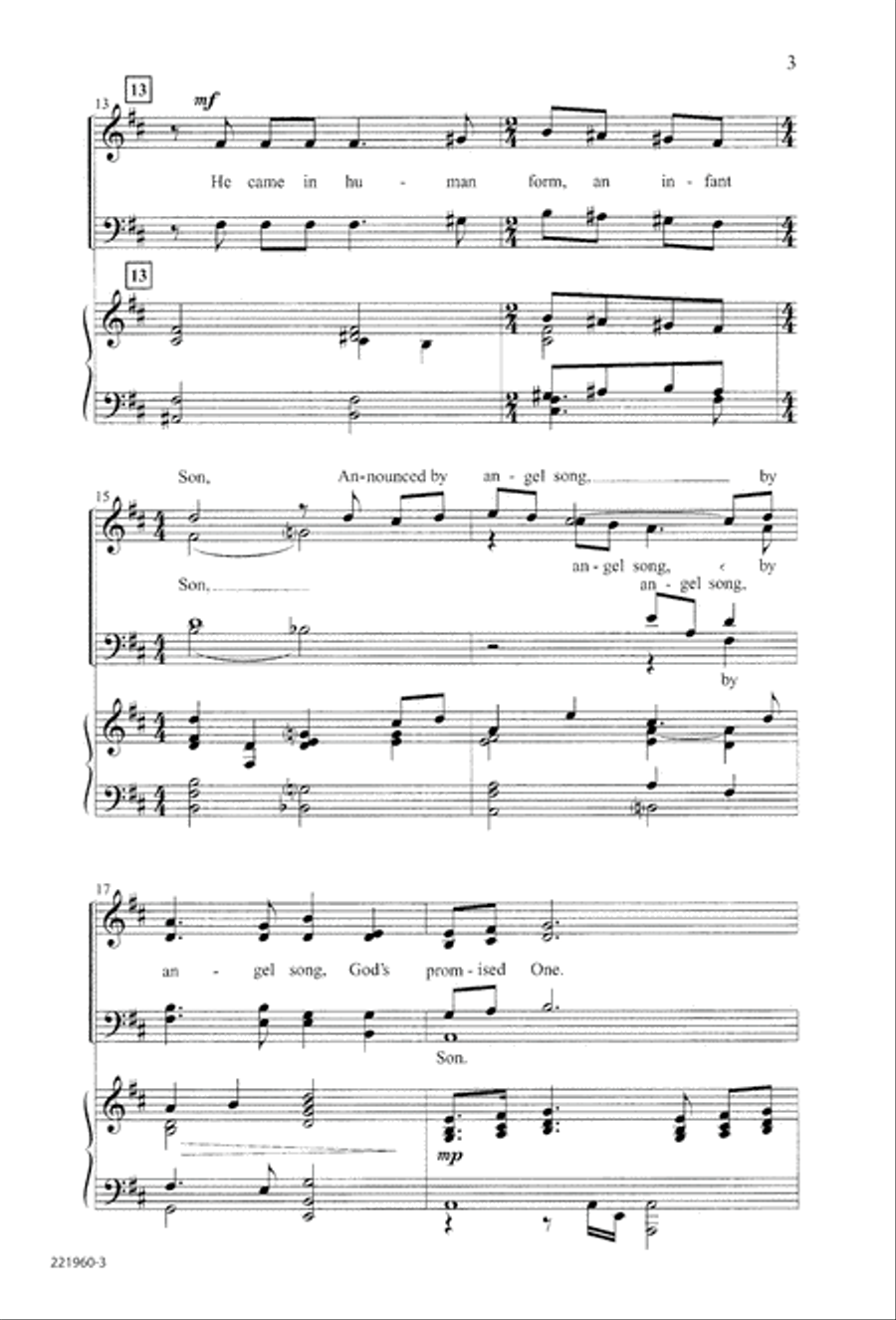 Unto His Own (Digital Download) 4-Part scores gallery preview page 7