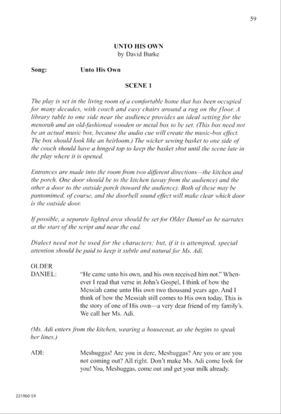 Unto His Own (Digital Download) 4-Part scores gallery preview page 63