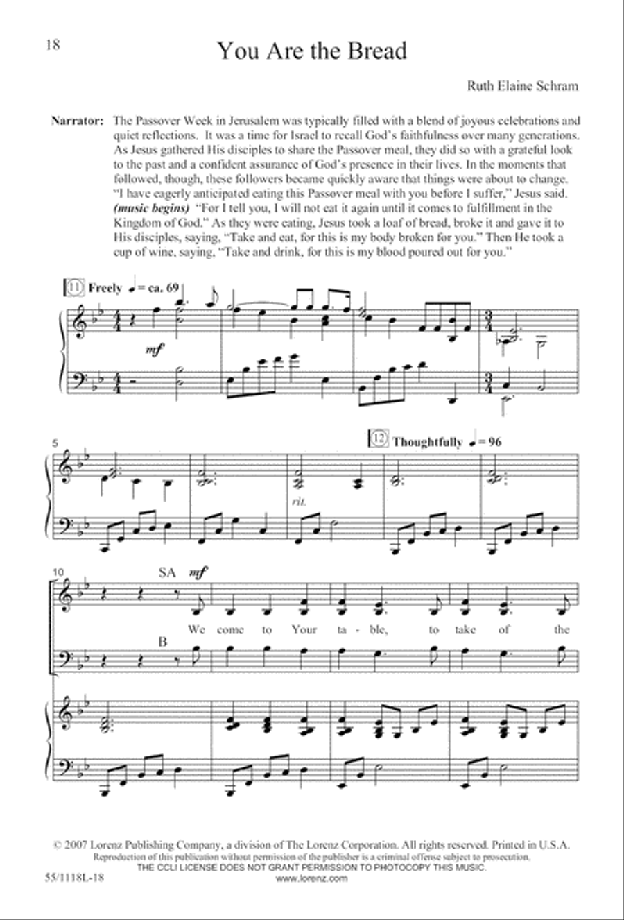 Praise the God of Resurrection (Digital Download) 3-Part scores gallery preview page 18