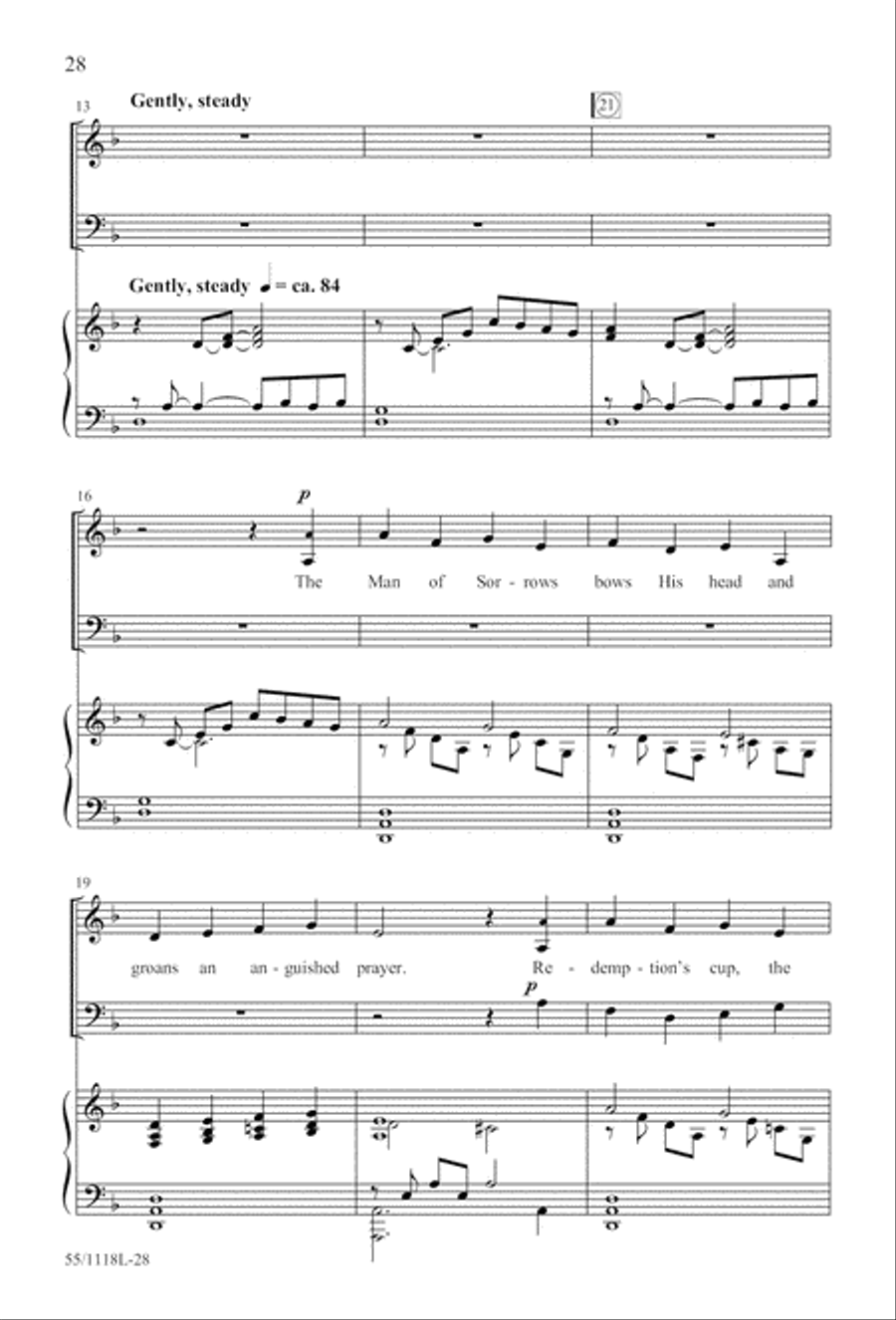 Praise the God of Resurrection (Digital Download) 3-Part scores gallery preview page 28