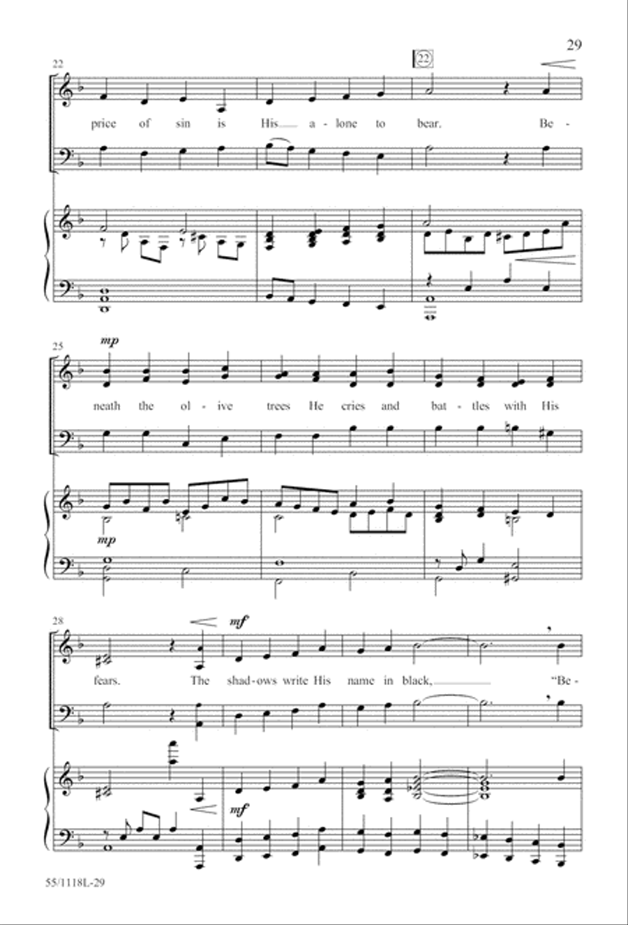 Praise the God of Resurrection (Digital Download) 3-Part scores gallery preview page 29
