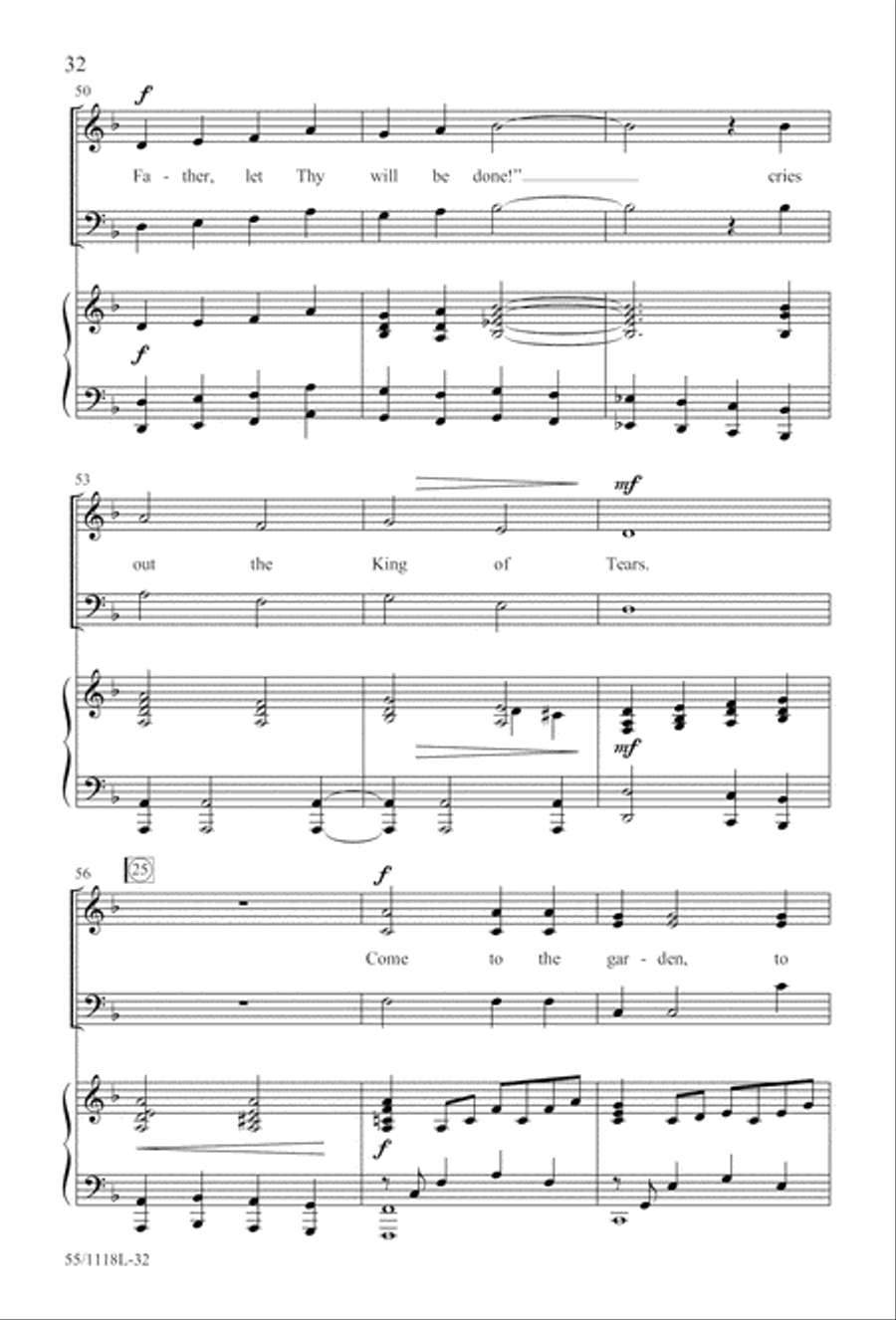 Praise the God of Resurrection (Digital Download) 3-Part scores gallery preview page 32