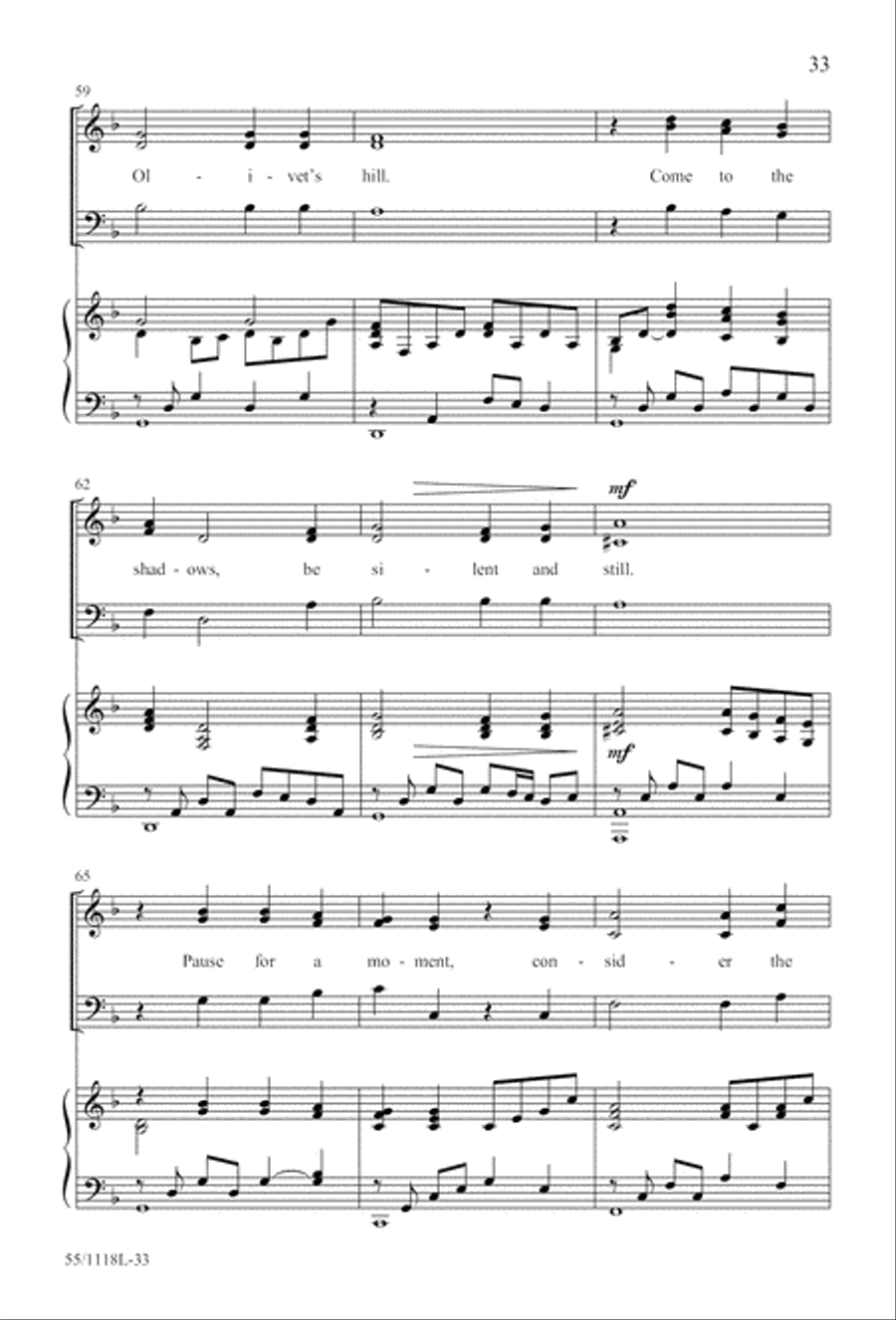 Praise the God of Resurrection (Digital Download) 3-Part scores gallery preview page 33