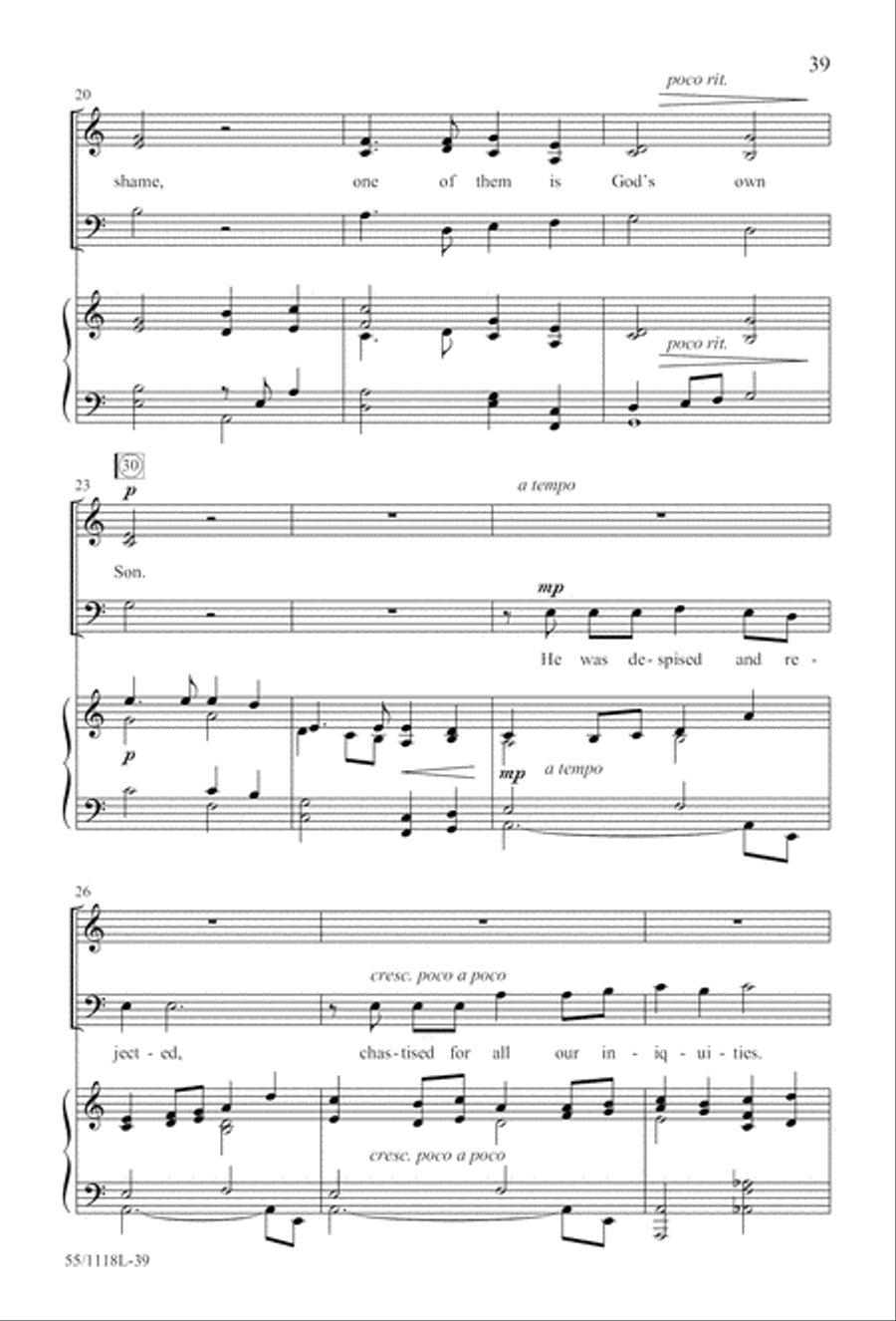 Praise the God of Resurrection (Digital Download) 3-Part scores gallery preview page 39