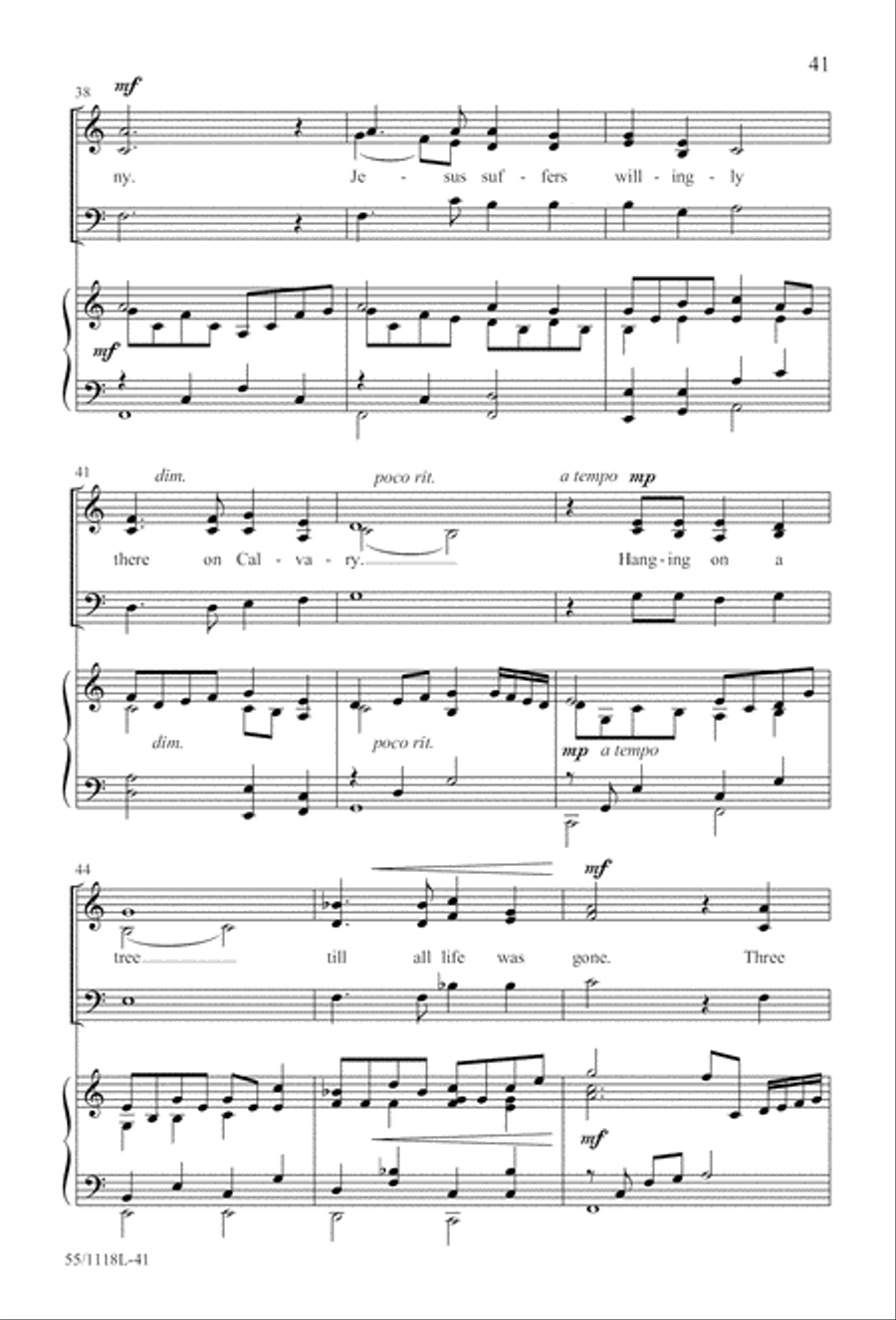 Praise the God of Resurrection (Digital Download) 3-Part scores gallery preview page 41