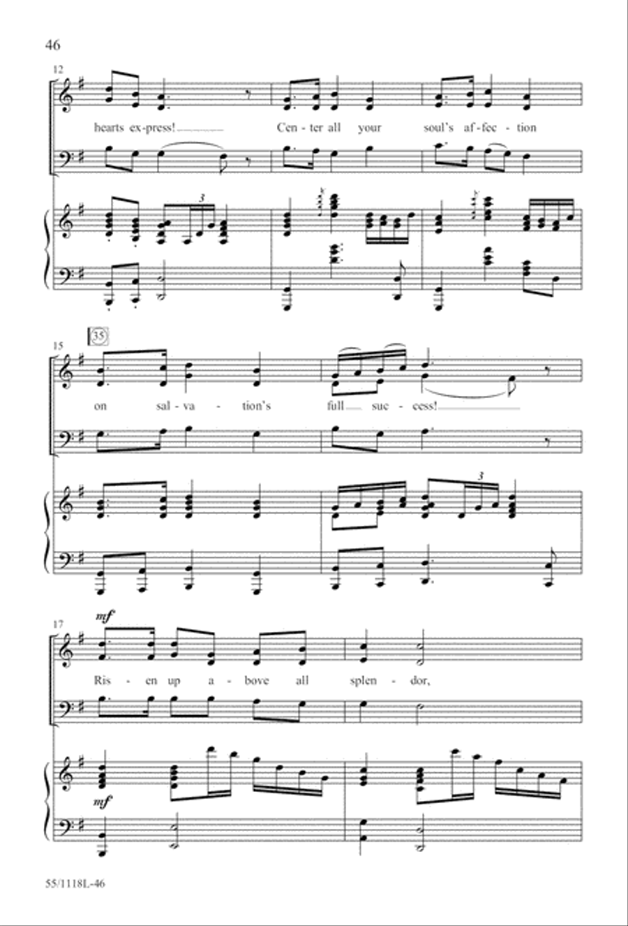 Praise the God of Resurrection (Digital Download) 3-Part scores gallery preview page 46