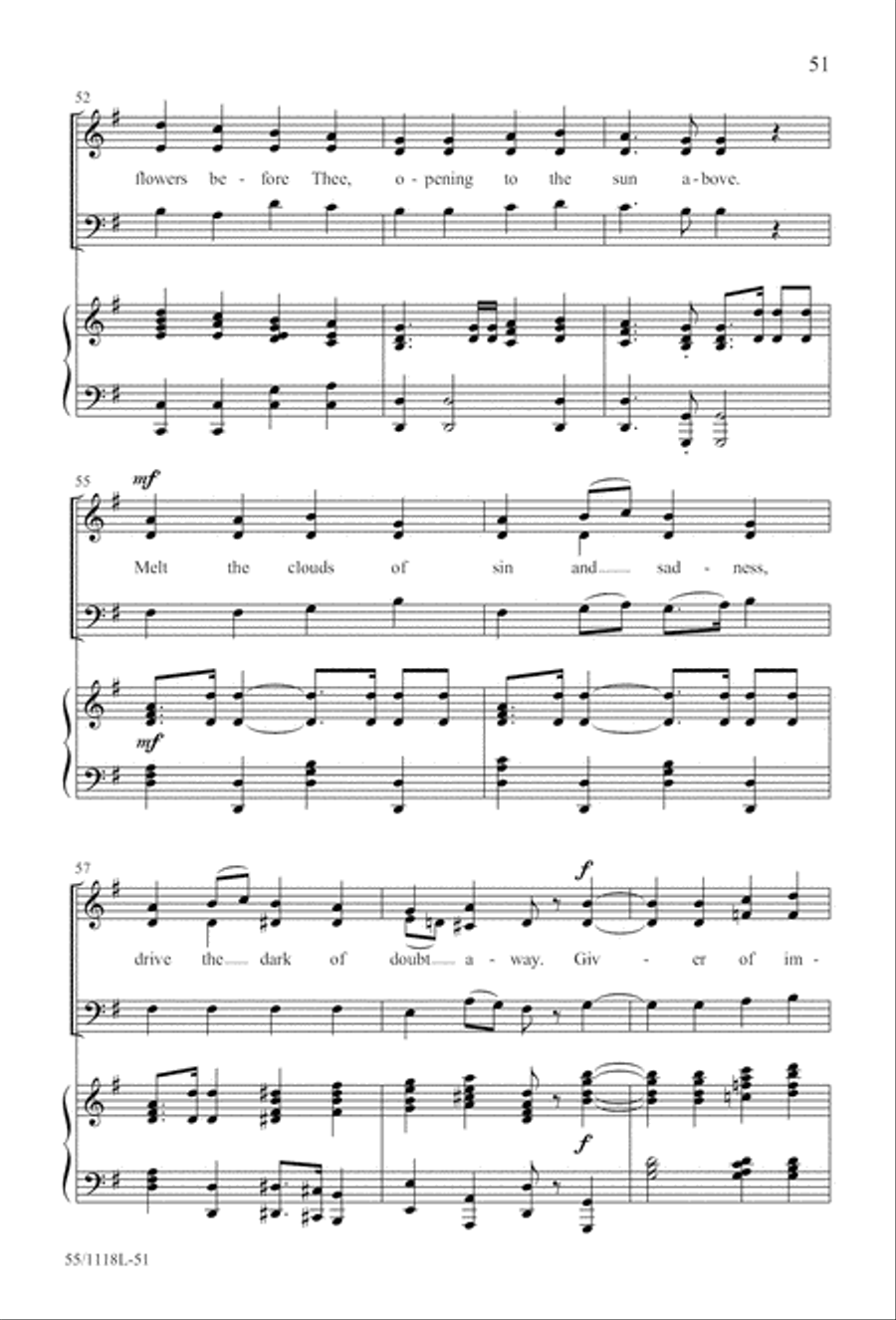 Praise the God of Resurrection (Digital Download) 3-Part scores gallery preview page 51