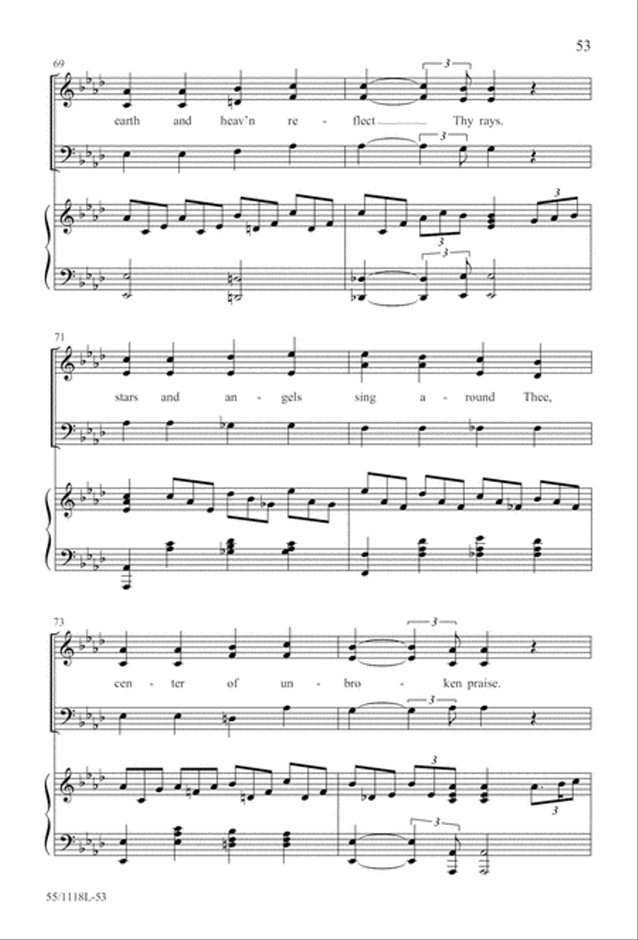 Praise the God of Resurrection (Digital Download) 3-Part scores gallery preview page 53