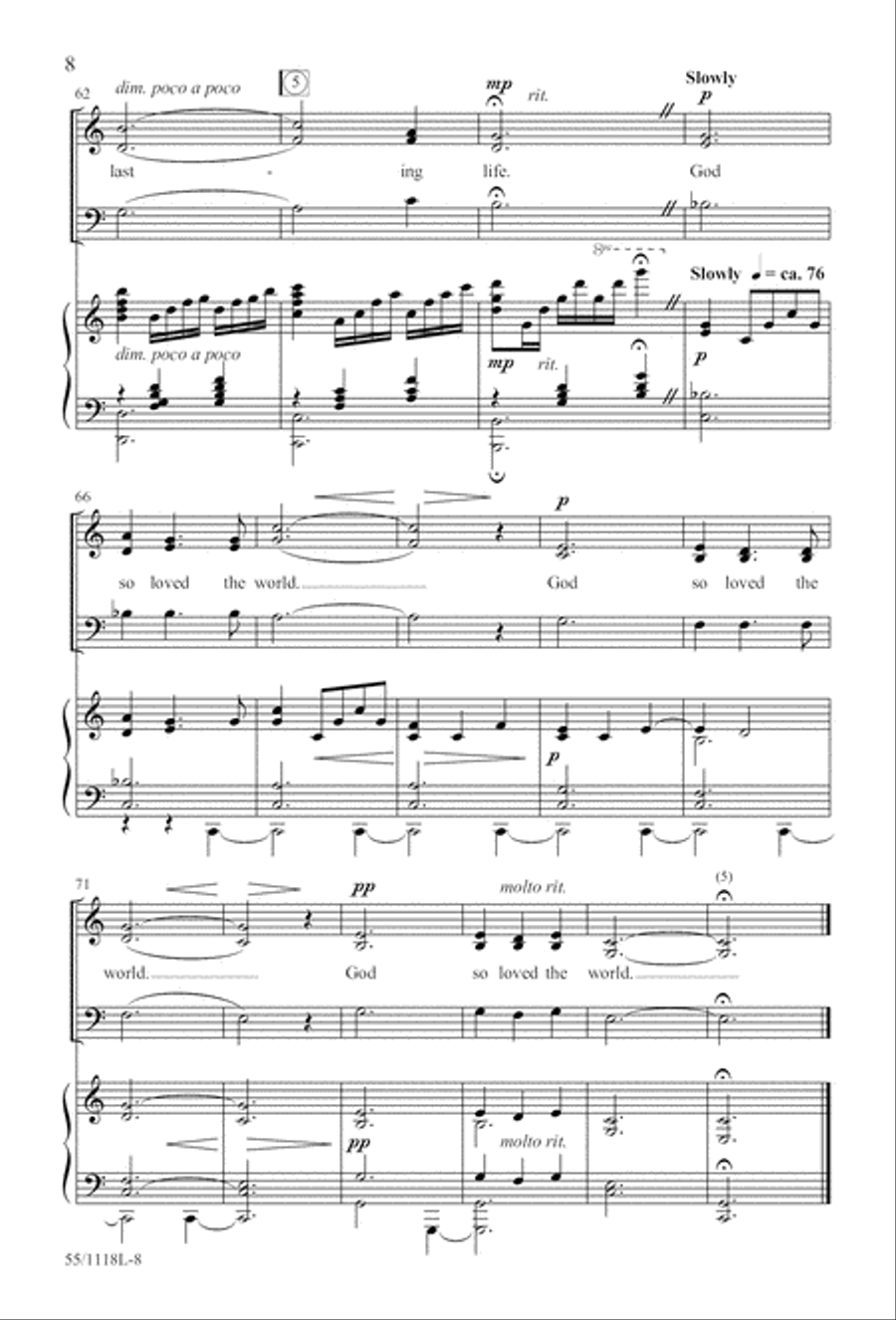 Praise the God of Resurrection (Digital Download) 3-Part scores gallery preview page 8