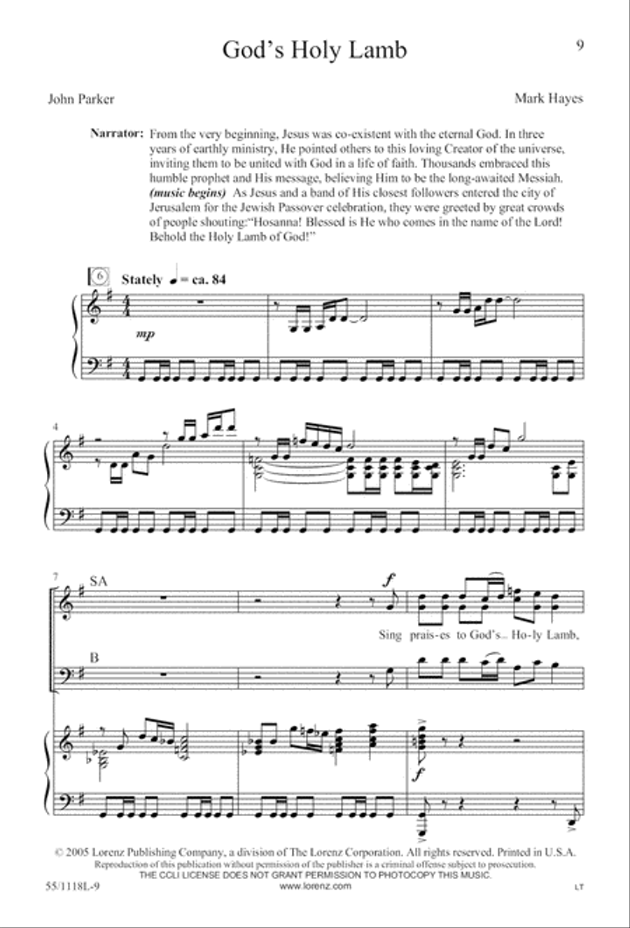 Praise the God of Resurrection (Digital Download) 3-Part scores gallery preview page 9