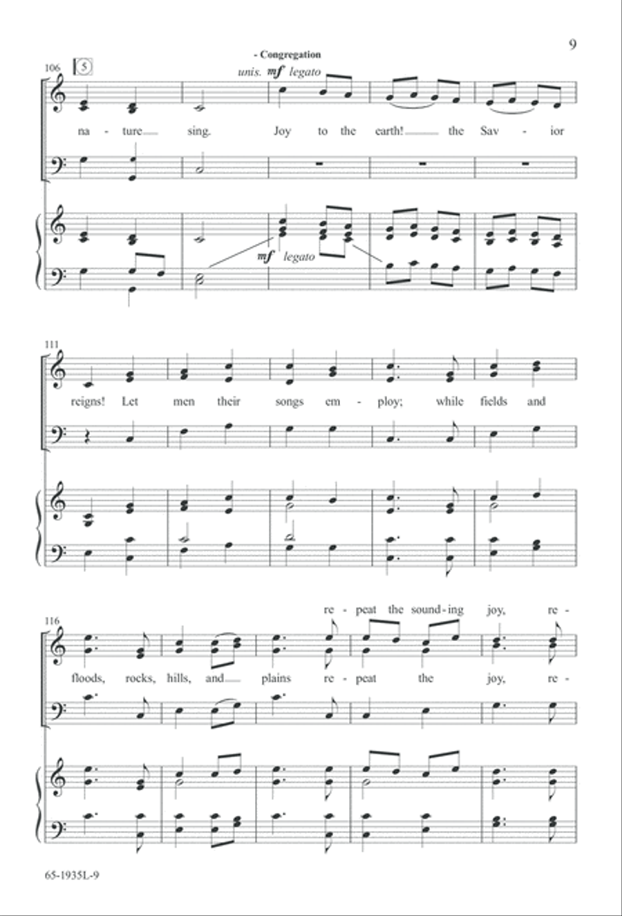The Advent of Hope, the Birth of Peace (Digital Download) 3-Part scores gallery preview page 11