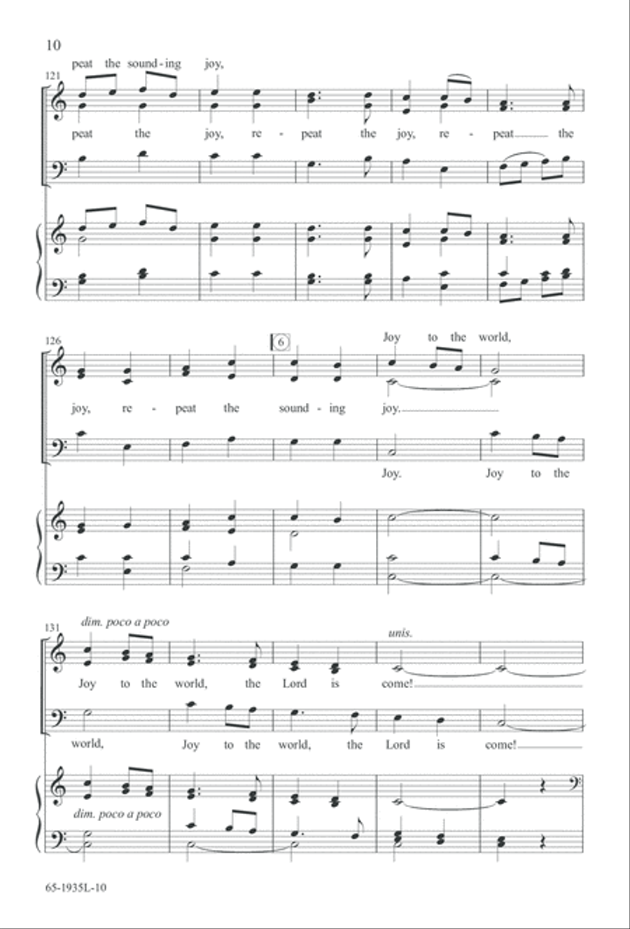 The Advent of Hope, the Birth of Peace (Digital Download) 3-Part scores gallery preview page 12