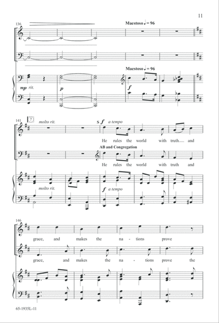 The Advent of Hope, the Birth of Peace (Digital Download) 3-Part scores gallery preview page 13
