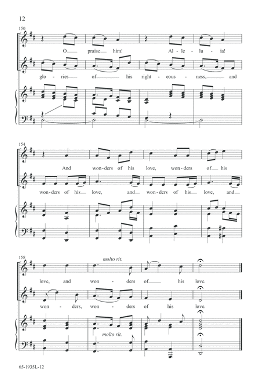 The Advent of Hope, the Birth of Peace (Digital Download) 3-Part scores gallery preview page 14