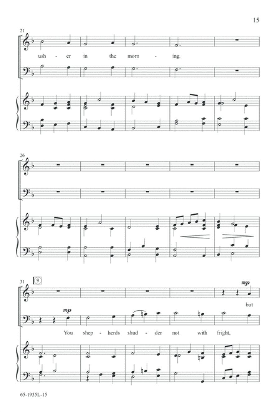 The Advent of Hope, the Birth of Peace (Digital Download) 3-Part scores gallery preview page 17