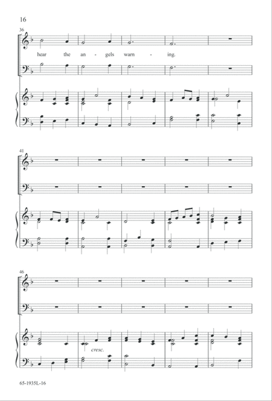The Advent of Hope, the Birth of Peace (Digital Download) 3-Part scores gallery preview page 18
